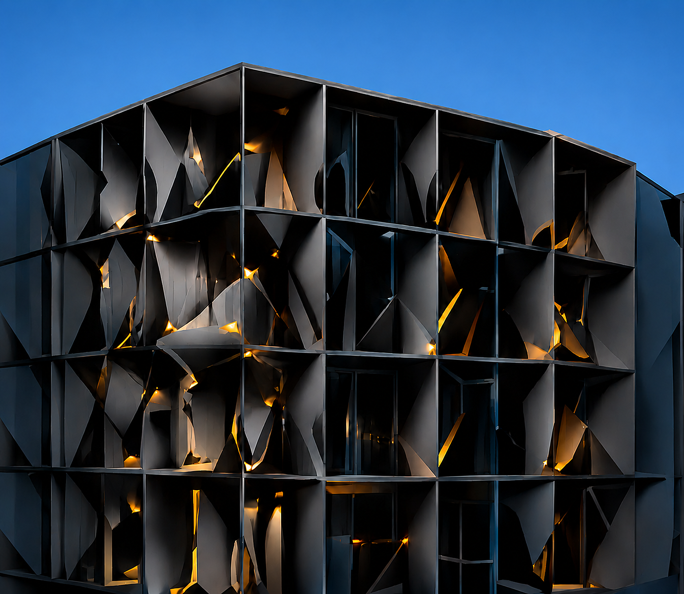Dark building with unconnected areas
