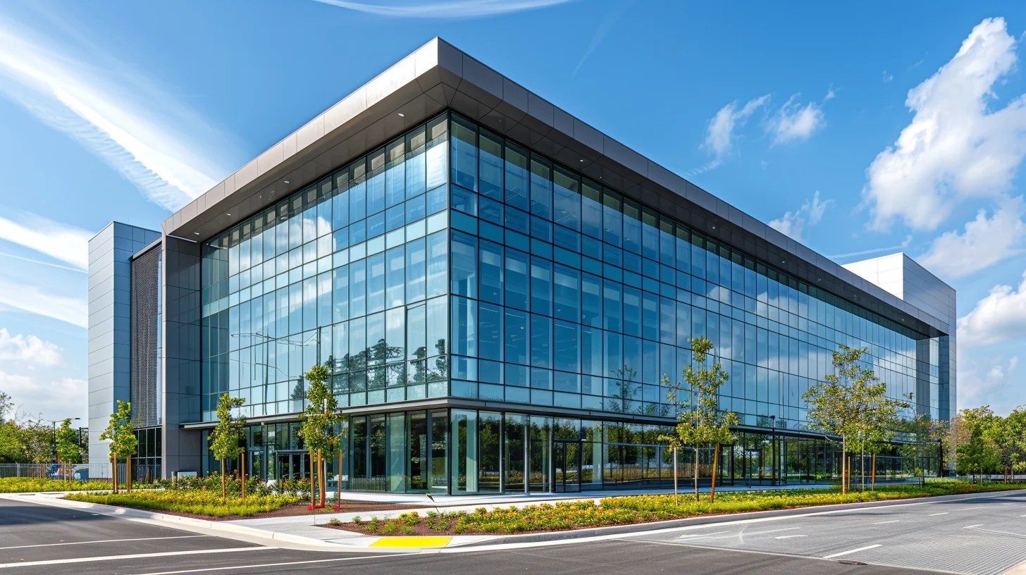 Modern commercial office building