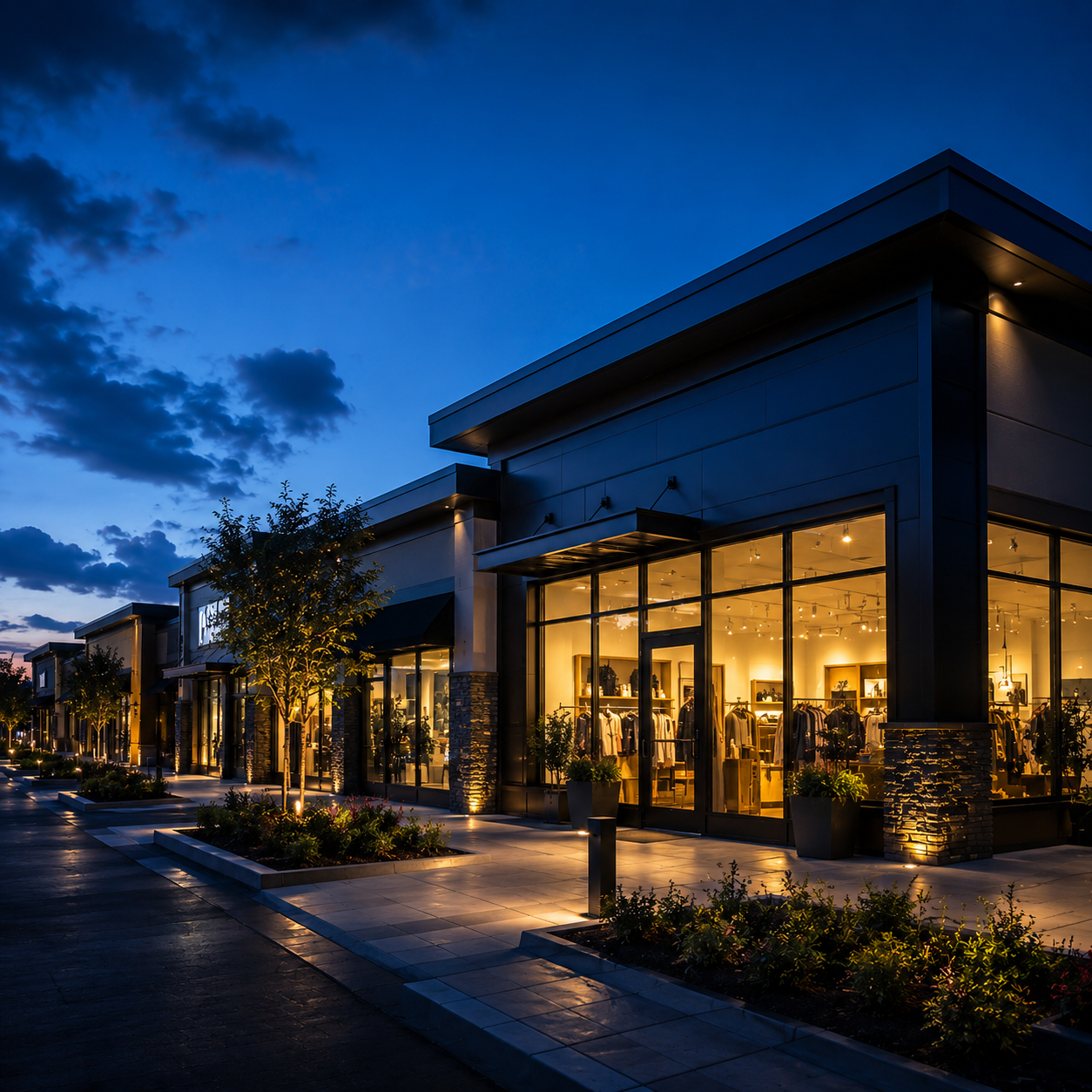 Retail and distributed site