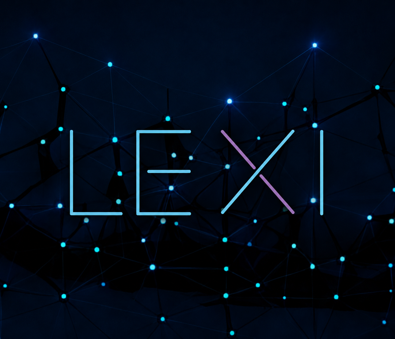 Connected data network representing the LEXI platform