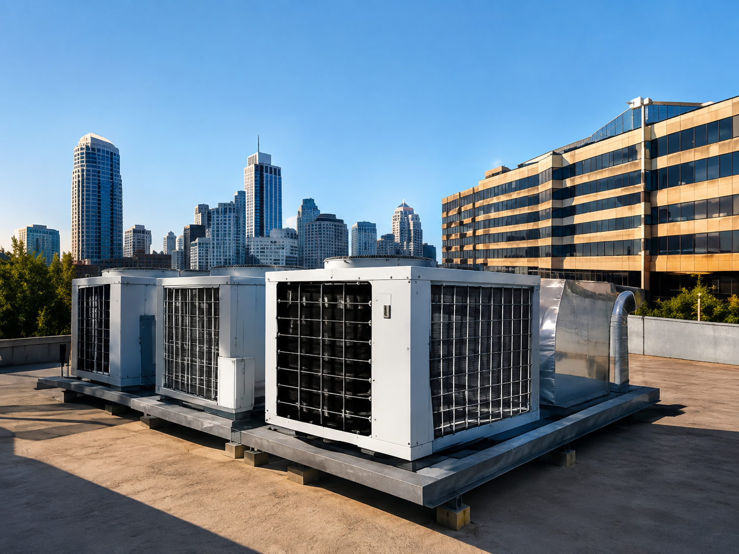 Rooftop HVAC equipment